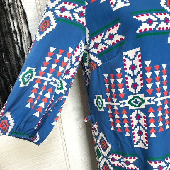 Maude multi-colored western print tunic dress - Picture 3 of 8